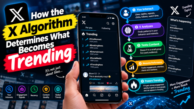 How the X Algorithm Determines What Becomes Trending and How to Join Safely