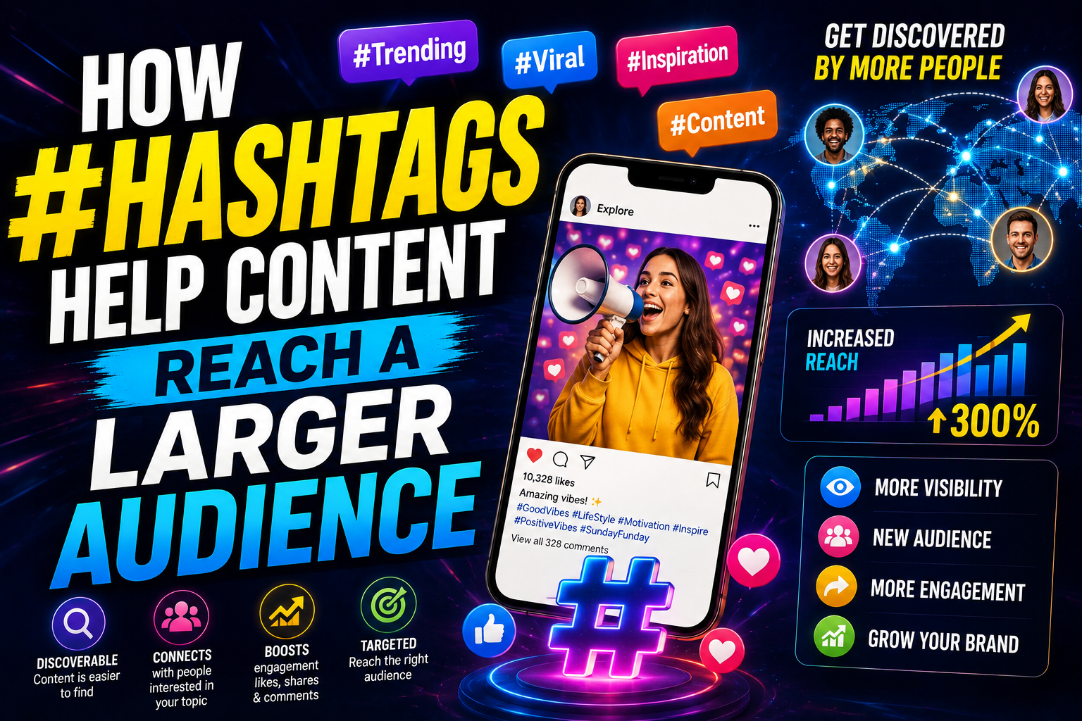 How Hashtags Help Content Reach a Larger Audience